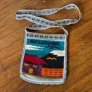 Ecuador handmade colorful bag